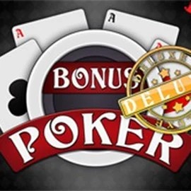 Bonus Poker Deluxe - 3 Hands slot visual from RTG (Reel Time Gaming) available on hollywins.ca