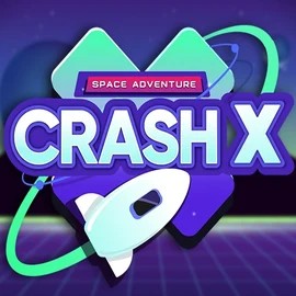 Crash X logo by Turbo Games Hollywin Casino