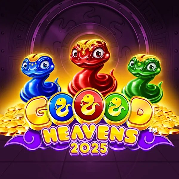 Goood Heavens logo by Rarestone Gaming at Hollywin Casino