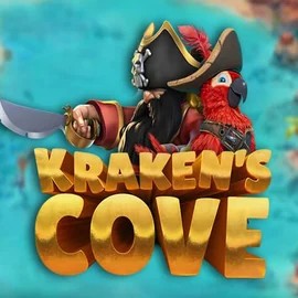 Logo of Krakens Cove from Relax Gaming at Hollywin Casino