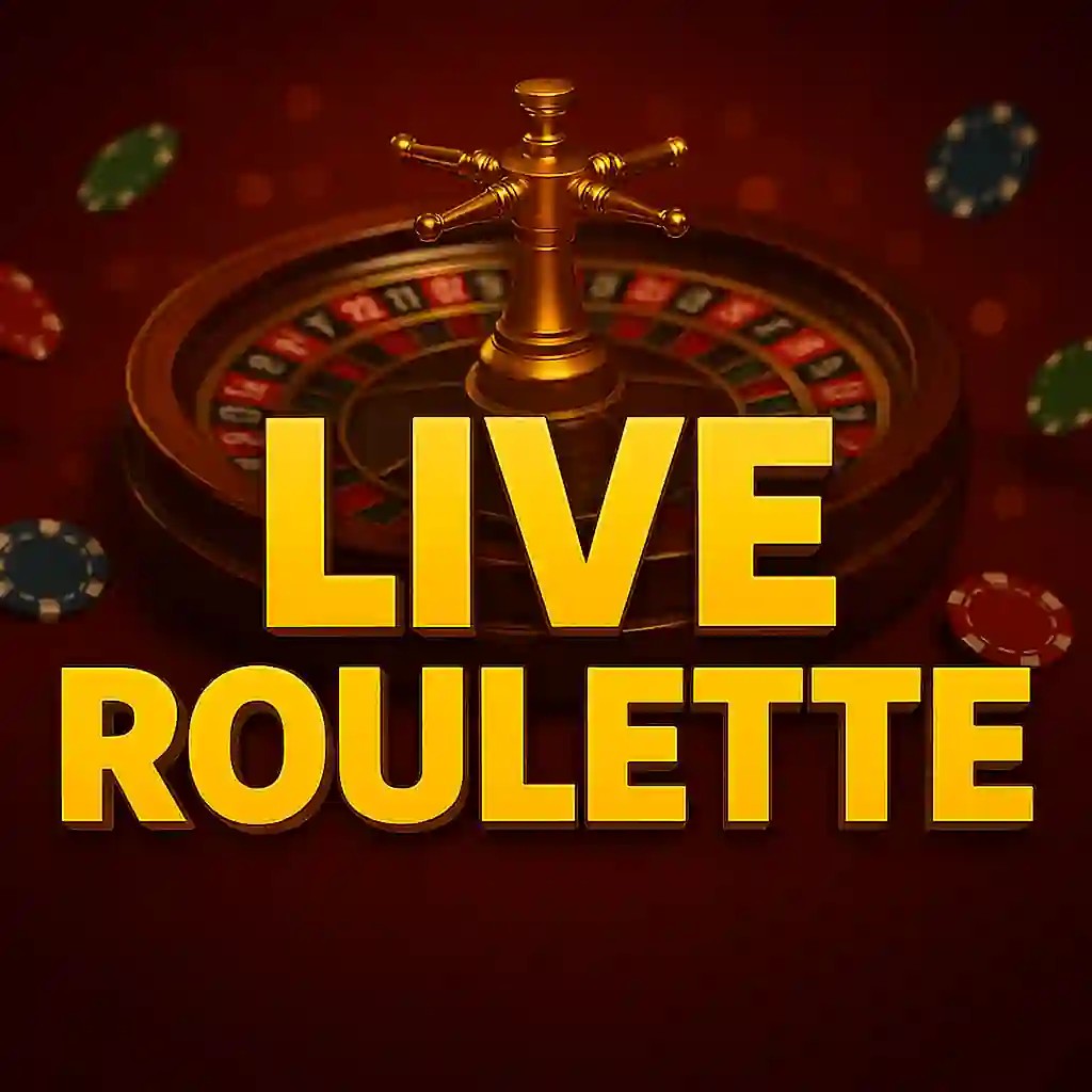 Live Casino logo of Live Roulette from Evolution at Hollywin Casino