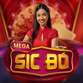 Mega Sic Bo online game logo by Pragmatic Play on hollywins.ca