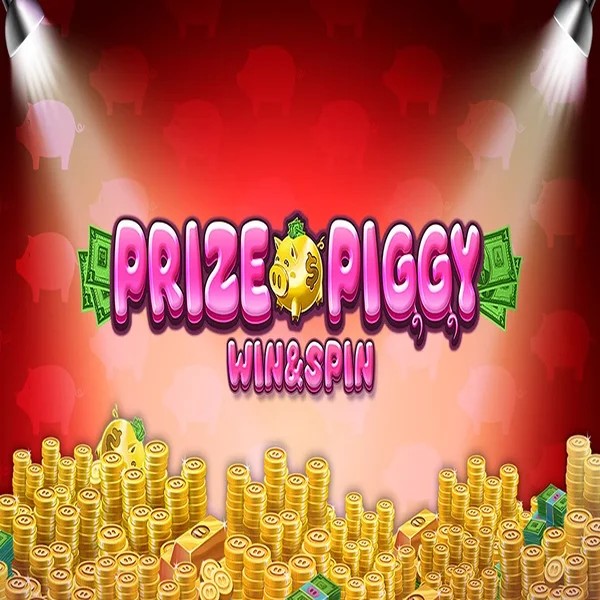 Prize Piggy Win & Spin online game logo by Inspired Gaming on hollywins.ca