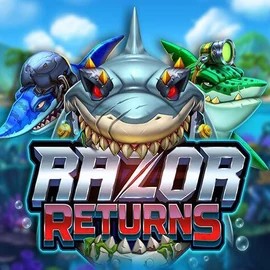Logo of Razor Returns from Push Gaming at Hollywin Casino