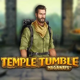 Temple Tumble Megaways slot logo by Relax Gaming at Hollywin CasinoTemple Tumble Megaways