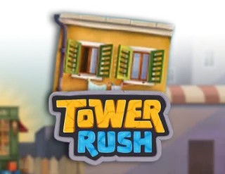 Tower Rush slot visual from Galaxsys available on hollywins.ca